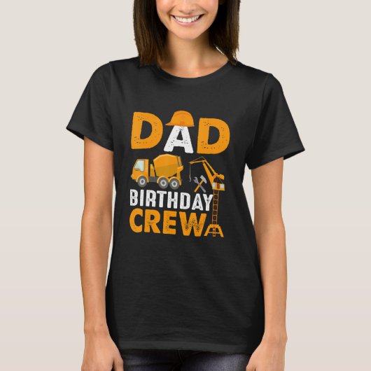 メンパパ誕生日クルー建築誕生日部 Tシャツ (正面)