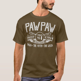 メンパーソナライズされたパウパ最高のーノ Tシャツ