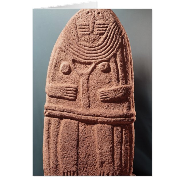 メンヒールの像No.4、サン=サーニン=シュル=ランスから (正面)