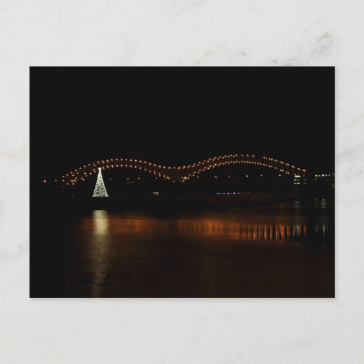 メンフィスのクリスマス シーズンポストカード (正面)