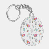 メンフィスのスタイルの熱帯夏パターン キーホルダー (正面左)