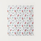 メンフィスのスタイルの熱帯夏パターン タペストリー (正面)