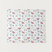 メンフィスのスタイルの熱帯夏パターン タペストリー (正面(横))