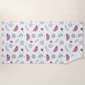 メンフィスのスタイルの熱帯夏パターン ビーチタオル (正面)