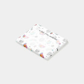 メンフィスのスタイルの熱帯夏パターン ポストイット (アングル)