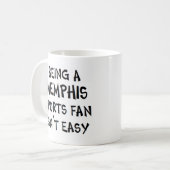 メンフィスのスポーツファン コーヒーマグカップ (正面左)