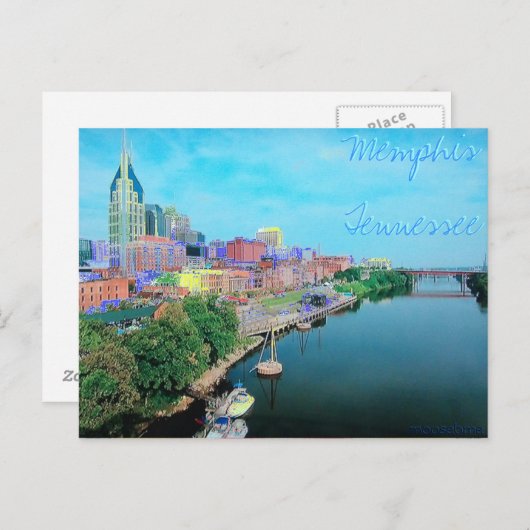 メンフィスのテネシー色のポストカード ポストカード (正面/裏面)