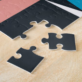 メンフィスのパターン：ミニマル抽象芸術傾向 ジグソーパズル (側面)