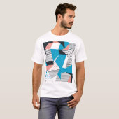 メンフィスのパターン:ミニマル抽象芸術傾向 Tシャツ (正面フル)