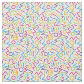 メンフィスのレトロのカラフルの抽象芸術のスタイル ファブリック (見本)