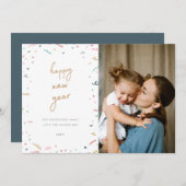 メンフィスの新年の写真カード シーズンカード (正面/裏面)