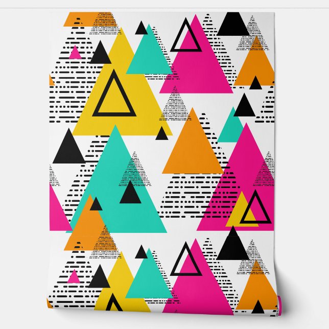 メンフィスの80年代パターン 壁紙 (ほどく)