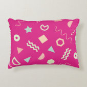 メンフィスをオンにしたシームレスな繰り返しパターンのヴィンテージ アクセントクッション (正面)