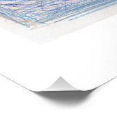 メンフィスアーティスト2プリントホワイトフレーミング フォトプリント            (角)