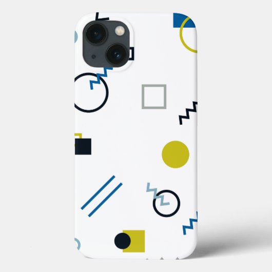 メンフィスカッコいい、トレンディー、幾何モダン美術 Case-Mate iPhoneケース (裏面)