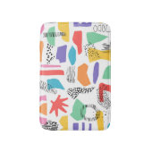 メンフィスグランジアート：表面デザイン バスマット (正面縦)