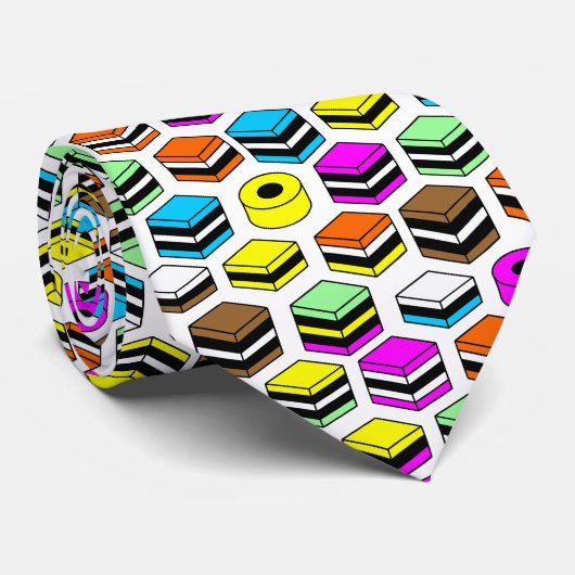 メンフィススタイルリコリス類の模様 ネクタイ (ロール)