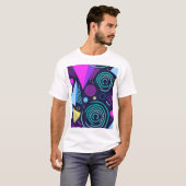 メンフィススタイル幾何形状 Tシャツ (正面フル)