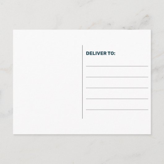 メンフィススタイル抽象芸術レッド&ブ結婚ルーズ救ザ 案内ポストカード (裏面)