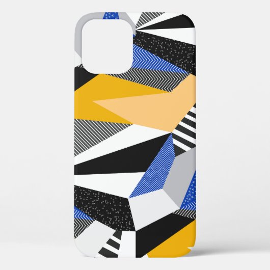 メンフィススタイル:クリエイティブ幾何学的コラージュ。 Case-Mate iPhoneケース (裏面)