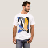 メンフィススタイル:クリエイティブ幾何学的コラージュ。 Tシャツ (正面フル)