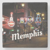 メンフィステネシービール通りシーン ストーンコースター (正面)