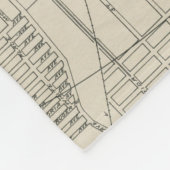 メンフィステネシー州(1911年)のヴィンテージの地図 フリースブランケット (角)