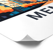 メンフィステネシー旅行印刷 ポスター (角)