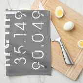 メンフィステネシー経度 キッチンタオル (四つ折り)