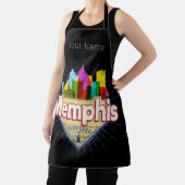 メンフィステネシー統一された州レトロスカイライン エプロン (インサイチュ)