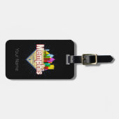 メンフィステネシー統一された州レトロスカイライン ラゲッジタグ (正面横)