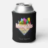 メンフィステネシー統一された州レトロスカイライン 缶クーラー (缶裏面)