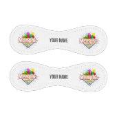 メンフィステネシー統一された州レトロスカイライン 野球ボール (パネル)