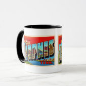 メンフィステネシーTNヴィンテージ大文字はがき マグカップ (正面左)