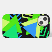 メンフィスパターン幾何学 iPhoneケース (裏面横)