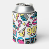 メンフィスファッション: 80s-90sバッジミックス。 缶クーラー (缶裏面)