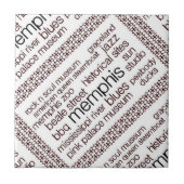 メンフィス州（茶） タイル (正面)