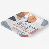 メンフィス幾何学模様21st誕生日 ペーパープレート (傾斜あり)