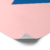 メンフィス抽象芸術ポスターデザイン。顔幾何学模様 ポスター (角)