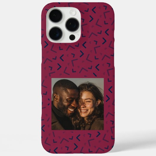 メンフィス柄の女性向けユニークなギフト Case-Mate iPhoneケース (裏面)