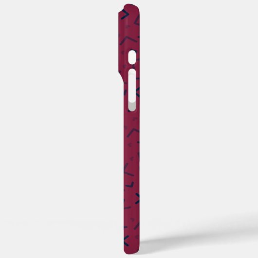 メンフィス柄の女性向けユニークなギフト Case-Mate iPhoneケース (裏面 / 左)