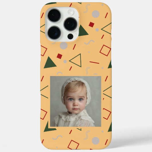 メンフィス柄の彼女へのエレガントな誕生日プレゼント Case-Mate iPhoneケース (裏面)
