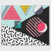 メンフィス模様 ラッピングペーパー (フラット)