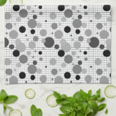 メンフィス水玉模様ソックス キッチンタオル (折り畳み)