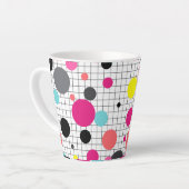 メンフィス水玉模様 カフェラテマグ (左アングル)