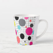 メンフィス水玉模様 カフェラテマグ (右)