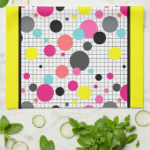 メンフィス水玉模様 キッチンタオル (折り畳み)