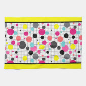 メンフィス水玉模様 キッチンタオル (横)