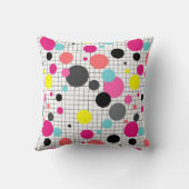 メンフィス水玉模様 クッション (裏面)