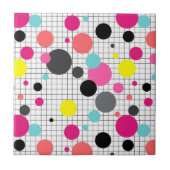 メンフィス水玉模様 タイル (正面)